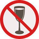 forbidden, prohibition, drinks, Not Allowed, Signaling Linen icon