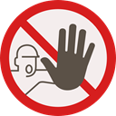 forbidden, shout, prohibition, Not Allowed, Signaling Linen icon