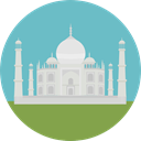 Monuments, Agra, Architectonic, Building, travel, India, Asia, taj mahal MediumAquamarine icon