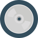 Multimedia, music, compact disc, Music And Multimedia, Dvd, Cd, music player, Bluray DarkSlateGray icon