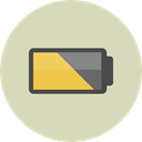 Battery, technology, electronics, battery status, Battery Level LightGray icon