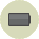 Empty Battery, technology, electronics, battery status, Battery Level, Battery LightGray icon
