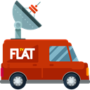 Car, transportation, transport, vehicle, Satellite, van, Automobile Firebrick icon