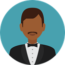 profession, Professions And Jobs, user, profile, Avatar, job, waiter CadetBlue icon