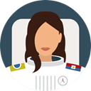 user, profile, Avatar, job, Astronaut, profession, Professions And Jobs DarkSlateGray icon