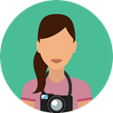 user, profile, Professions And Jobs, Avatar, job, Photographer, profession CadetBlue icon