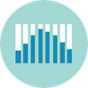 Seo And Web, statistics, graphic, Bar chart, Business And Finance, graph, Business, Stats LightBlue icon