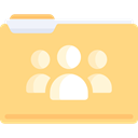 Users, group, social media, networking, shared folder, Sharing Archives, Seo And Web Khaki icon