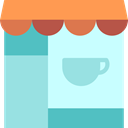 Business, store, Building, Shop, Coffee Shop LightCyan icon