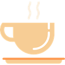 Coffee Shop, Coffee, tea, food, coffee cup, hot drink Khaki icon