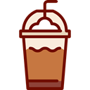 food, Cold, frappe, Coffee Shop, Take Away Black icon