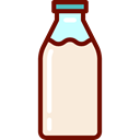 drink, food, milk, Coffee Shop, Milk Bottle AntiqueWhite icon