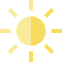 warm, summer, meteorology, Summertime, sun, weather, nature, Sunny Khaki icon