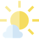 Cloudy, sky, meteorology, Cloud, weather Khaki icon