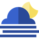 weather, meteorology, climate, mist, Fogg DarkSlateBlue icon