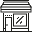Architecture And City, Business, store, commerce, Shop, food Black icon