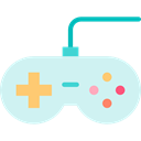 Multimedia, joystick, gaming, gamepad, technology, video game, gamer, game controller LightCyan icon