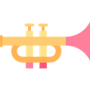 Wind Instrument, Orchestra, Music And Multimedia, music, jazz, Trumpet, musical instrument Black icon