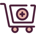 commerce, shopping cart, Supermarket, online store, Shopping Store, Commerce And Shopping DarkSlateGray icon