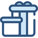 birthday, gift, present, surprise, Christmas Presents, Birthday And Party DarkSlateBlue icon