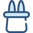 magician, entertainment, fair, Circus, rabbit, Magical DarkSlateBlue icon