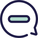Conversation, Communications, Multimedia, Chat, Communication, speech bubble MidnightBlue icon