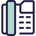 phone, Fax, telephone, technology, Communications, phone call, Office Material MidnightBlue icon