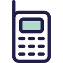 vintage, Communications, phone call, telephone, mobile phone, cellphone, technology, Communication MidnightBlue icon