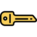 Key, password, security, Access, pass, Tools And Utensils, Door Key, Passkey Black icon
