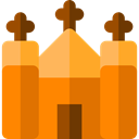 church, religion, temple, buildings, Chapel, christian, Architecture And City, Love And Romance DarkOrange icon