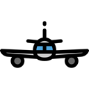 flight, Aeroplane, airplane, Airport, transportation, Plane, transport Black icon