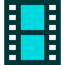 cinema, Movies, technology, entertainment, video player, Film Strip DarkSlateGray icon