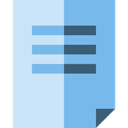document, paper, File, documents, Archive, Business, education SkyBlue icon