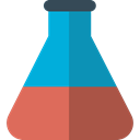 science, education, Chemistry, flask, chemical, Test Tube Sienna icon