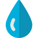 Teardrop, raindrop, miscellaneous, weather, Rain, drop, water LightSeaGreen icon