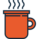 Food And Restaurant, mug, coffee cup, hot drink, Tea Cup, Coffee, cup, food, Chocolate Chocolate icon