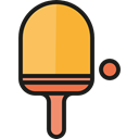 equipment, sports, ping pong, racket, table tennis, Sports And Competition Black icon