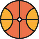 Basketball, team, equipment, sports, Sport Team, Sports And Competition Tomato icon