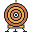 Arrow, miscellaneous, sport, Target, objective, Archery, weapons, archer, Sports And Competition Black icon
