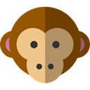 Animals, mammal, wildlife, Primate, Animal Kingdom, monkey, zoo SaddleBrown icon