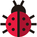 bug, insect, Animals, ladybug, Animal Kingdom Black icon