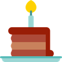 birthday, cake, food, Dessert, Celebration, Bakery, Birthday Cake, Cake Slice, Food And Restaurant, Birthday And Party Black icon