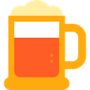 Alcohol, Jar, food, beer, pub, Alcoholic Drinks, Food And Restaurant Orange icon