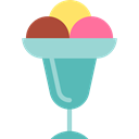 food, Dessert, sweet, summer, Ice cream, Summertime, Food And Restaurant Black icon