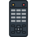 television, wireless, technology, electronics, Remote control DarkSlateGray icon