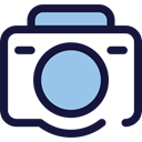 Camera, photo, photography, technology, electronics, photograph, photo camera MidnightBlue icon