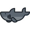 Animal, shark, Animals, Aquarium, Aquatic, Sea Life Black icon