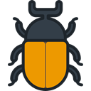 bug, insect, Animals, beetle, Animal Kingdom DarkSlateGray icon