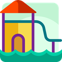 buildings, Holidays, summer, leisure, vacations, Aqua Park Honeydew icon
