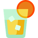 food, glass, soda, drinks, beverage, straw PowderBlue icon